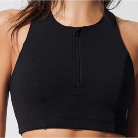 Free People Movement Delta Sports Bra Sample Piece Red and White Stripe Small - Picture 12 of 12